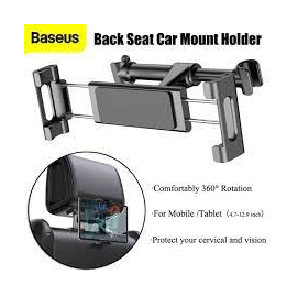 Baseus Back Seat Car Mount Holder Black, 5 image