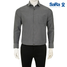 SaRa Mens Formal Shirt (MFS12FCM-DK ASH)