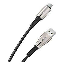 Baseus Waterdrop Cable USB For Micro 4A 0.5m Black, 2 image