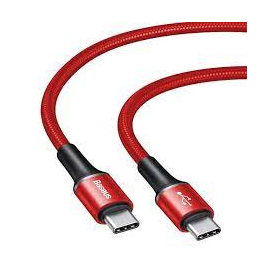 Baseus halo data cable Type-C PD2.0 60W (20V 3A) 1m Red, 2 image