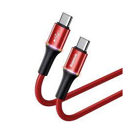 Baseus halo data cable Type-C PD2.0 60W (20V 3A) 1m Red, 4 image