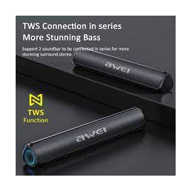 Awei Y333 HiFi Heavy Bass TWS Stereo SoundPortable Wireless Bluetooth Speaker, 2 image