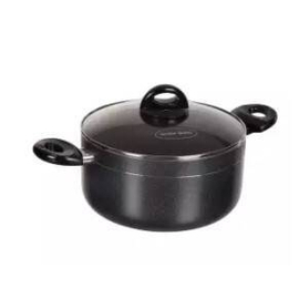 KIAM NON-STICK CLASSIC CASSEROLE WITH GLASS LID - 24CM