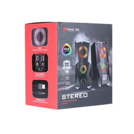 Xtrike Me SK-501 2.0 Channel Stereo RGB Gaming Speaker, 3 image