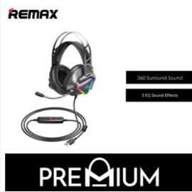 Remax RM-810 WarGod Series HD Gaming Stereo Sound Gaming Headphones with, 2 image