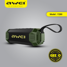 Awei Y280 Wireless Bluetooth Speaker Water Proof & Bacup PowerBank - Awei(195)