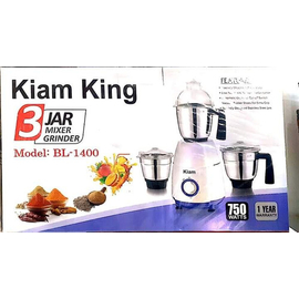 Kiam Mixer Blender-1400 (3 in 1) 750W