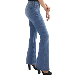 Mid Blue Bootcut for Women, 2 image