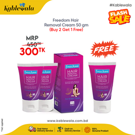 Freedom Hair Removal Cream 50 gm (Buy 2 Get 1 Free)