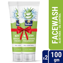 Parachute SkinPure Aloe Vera Brightening Facewash (Oil Control) Double Pack (100gm x 2)