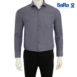 SaRa Mens Formal Shirt (MFS12FCL-Grey)