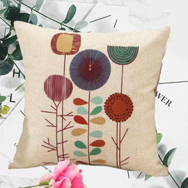 Beautiful 4 piece Soft Cotton Fabric Cushion Cover (premium quality), 2 image