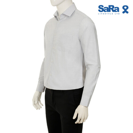 SaRa Mens Formal Shirt (MFS12FCC-Ash), 3 image