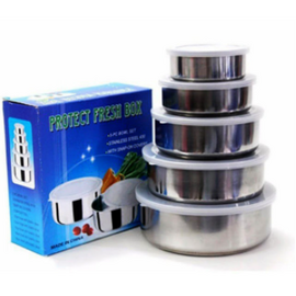 Protect Fresh Box 5 Pieces High Quality Stainless Steel Ware Set, 3 image
