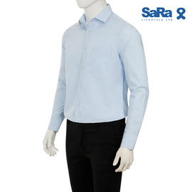 SaRa Mens Formal Shirt (MFS12FCF-Bright Blue), 2 image