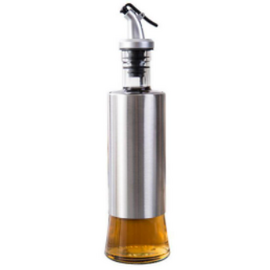 Oil Jar. Glass Sealed Olive Oil Dispenser. CD:P50.St Castor Oil Bottle Soy Sauce Pot Glass Vinegar Dispensers 1 Pcs 300ml For Kitchen, 3 image