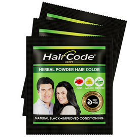 HairCode Egypt Herbal Hair Color (Black) (5g X 3)