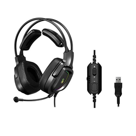 G575 7.1, RGB HiFi USB Gaming Headphone- Black