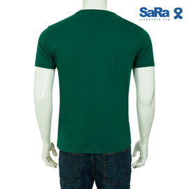 SaRa Mens T-Shirt (MTS121YK-Green), 2 image