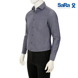 SaRa Mens Formal Shirt (MFS12FCL-Grey), 2 image