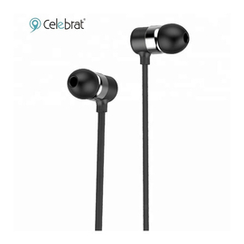 Yison G2 Flat Wire Metal Earphone In-Ear Style Super Bass 3.5mm With Mic Black, 2 image