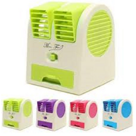 Air Conditioner Shaped Mini Double Cooler Fan & Fragrance, 8 image