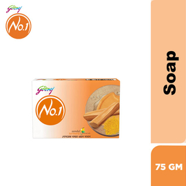 Godrej No 1 Bathing Soap  Sandal & Turmeric 75gm