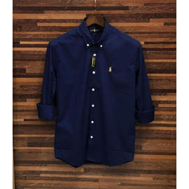 Blue Long Sleeve Casual Shirt