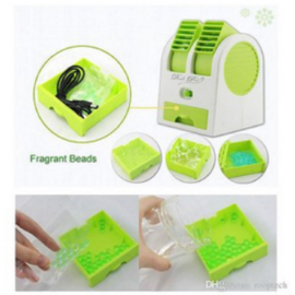 Air Conditioner Shaped Mini Double Cooler Fan & Fragrance, 7 image