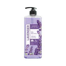 Watsons Lavender Softening & Moisturising Gel Body Wash 1000ml