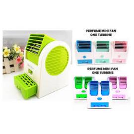 Air Conditioner Shaped Mini Double Cooler Fan & Fragrance, 5 image