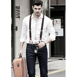 Premium Quality Suspenders For Men Suspenders Belt For Men Black Color Shirt Suspenders, 3 image