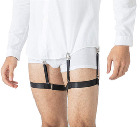 Mens Shirt Stays Suspenders Elastic Uniform Business Style Suspender Shirt Garters Belt For Men Wear, 3 image