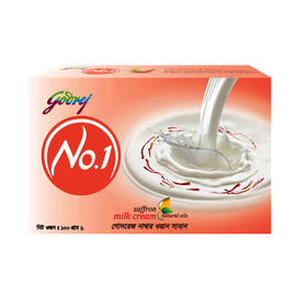 Godrej No 1 Bathing Soap  Saffron & Milk Cream 100gm