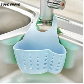 Kitchen Hanging Drain Bag Basket Bath Storage Gadget Tool Sink Holder Bathroom Soap Hanging Water Laundry Basket, 4 image