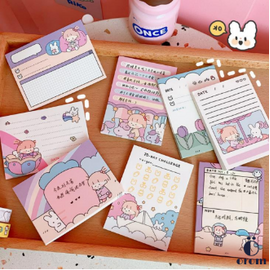 1 Pcs Cute 50 Sheets Girls Paper Memo Pads Notepad Student Sticky Notes To Do List Weekly Planner Stickers Korean Stationery, 3 image