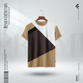 Fabrilife Mens Premium Designer Edition T-Shirt | Chocolate