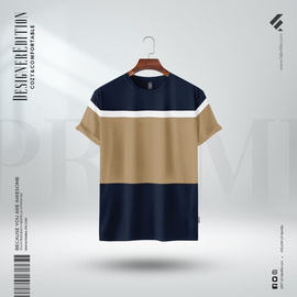 Fabrilife Mens Premium Designer Edition T-Shirt | Tan