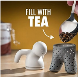 Silicone Mr Tea Infuser Teapot Cute Tea Strainer Coffee &Tea Sets Soft Fred MR. Tea Tool Gifts