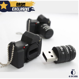 3D Camera Shaped USB Flash Drive Pendrive 16GB, 32GB & 64GB with Keychain