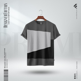 Fabrilife Mens Premium Designer Edition T-Shirt | Anthra