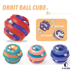Orbit Ball Toy Beads Fidget Pinball Gyro Cube as Depression Stress Relief Present Toys