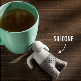 Silicone Mr Tea Infuser Teapot Cute Tea Strainer Coffee &Tea Sets Soft Fred MR. Tea Tool Gifts, 6 image