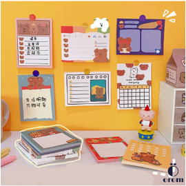 Kawaii 50 Sheets Bao Bear Memopads Korean Version Cartoon Cute Bear Post-it Notes Cute Note Book, 3 image