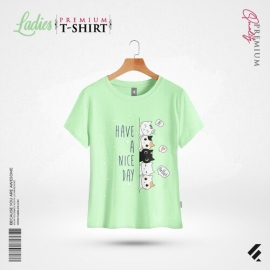 Fabrilife Women Premium Tee T-Shirt- Kitty