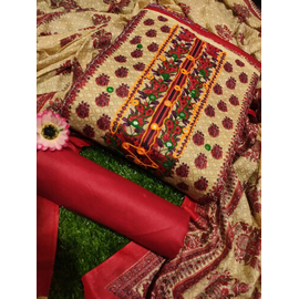 Cotton karcupi collection- Brown & Red