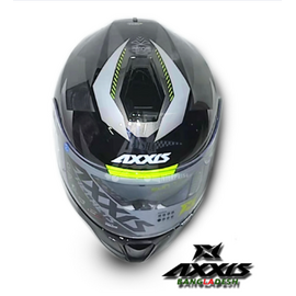 Full Face Axxis Eagle Gecko SV Shield B2 Glossy Grey