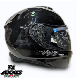 Full Face Axxis Eagle Gecko SV Solid A1 G.Black