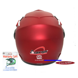 Aaron-Full Face MX-2 Plain Helmet- Matt Red, 3 image
