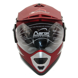 Aaron-Full Face MX-2 Plain Helmet- Matt Red, 5 image